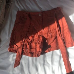 Rust colored shorts
